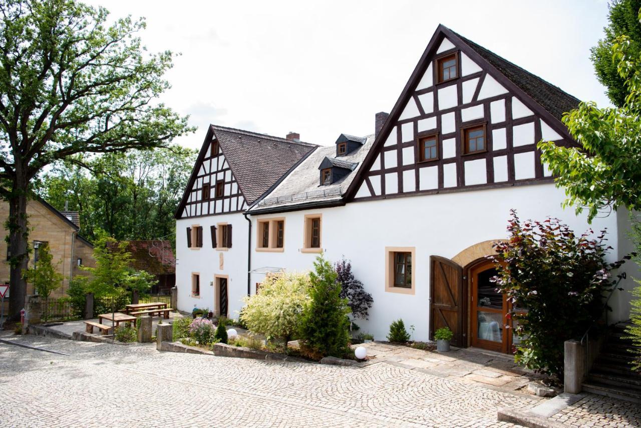 Gutshof Mengersdorf Hotell Mistelgau Exteriör bild